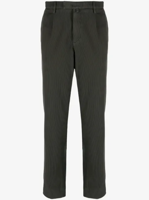 Briglia 1949 logo-patch corduroy tapered trousers