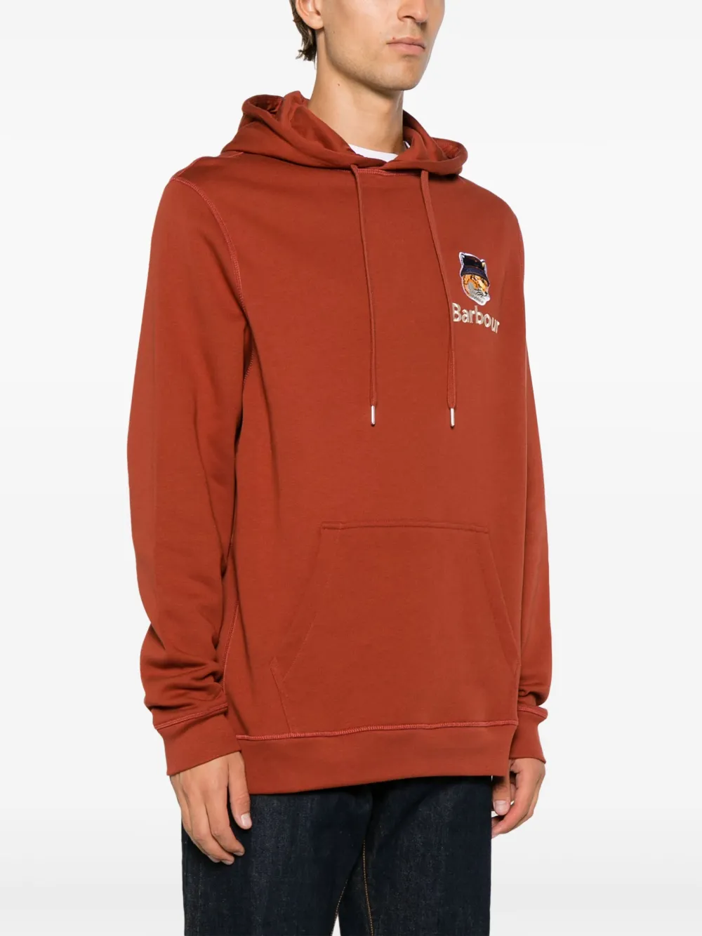 Maison Kitsuné x Barbour MK Fox Head Hoodie - Farfetch