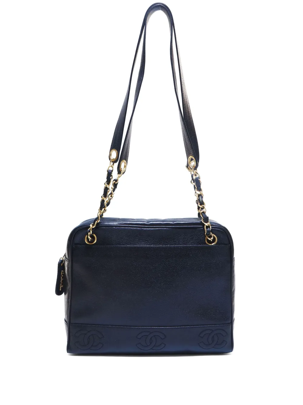 Click to view more detailed imagery on our partner's website Pre-owned Chanel 1996-1997 Triple Cc Shoulder Bag In Black