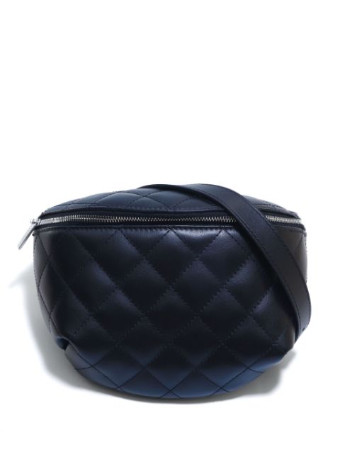 HOT SALE CHANEL 2021 diamond-quilted belt bag Women