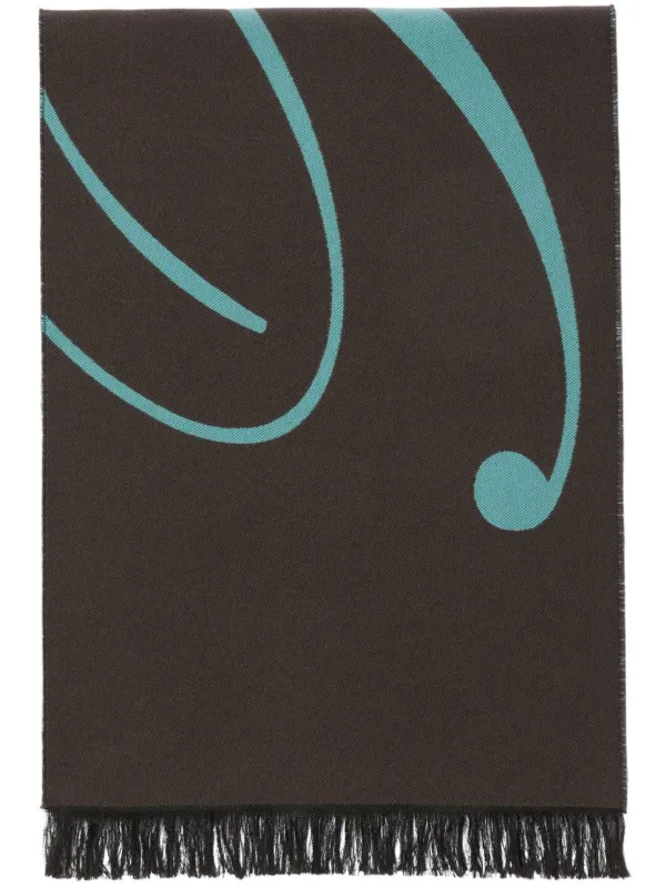 Burberry turquoise scarf discount