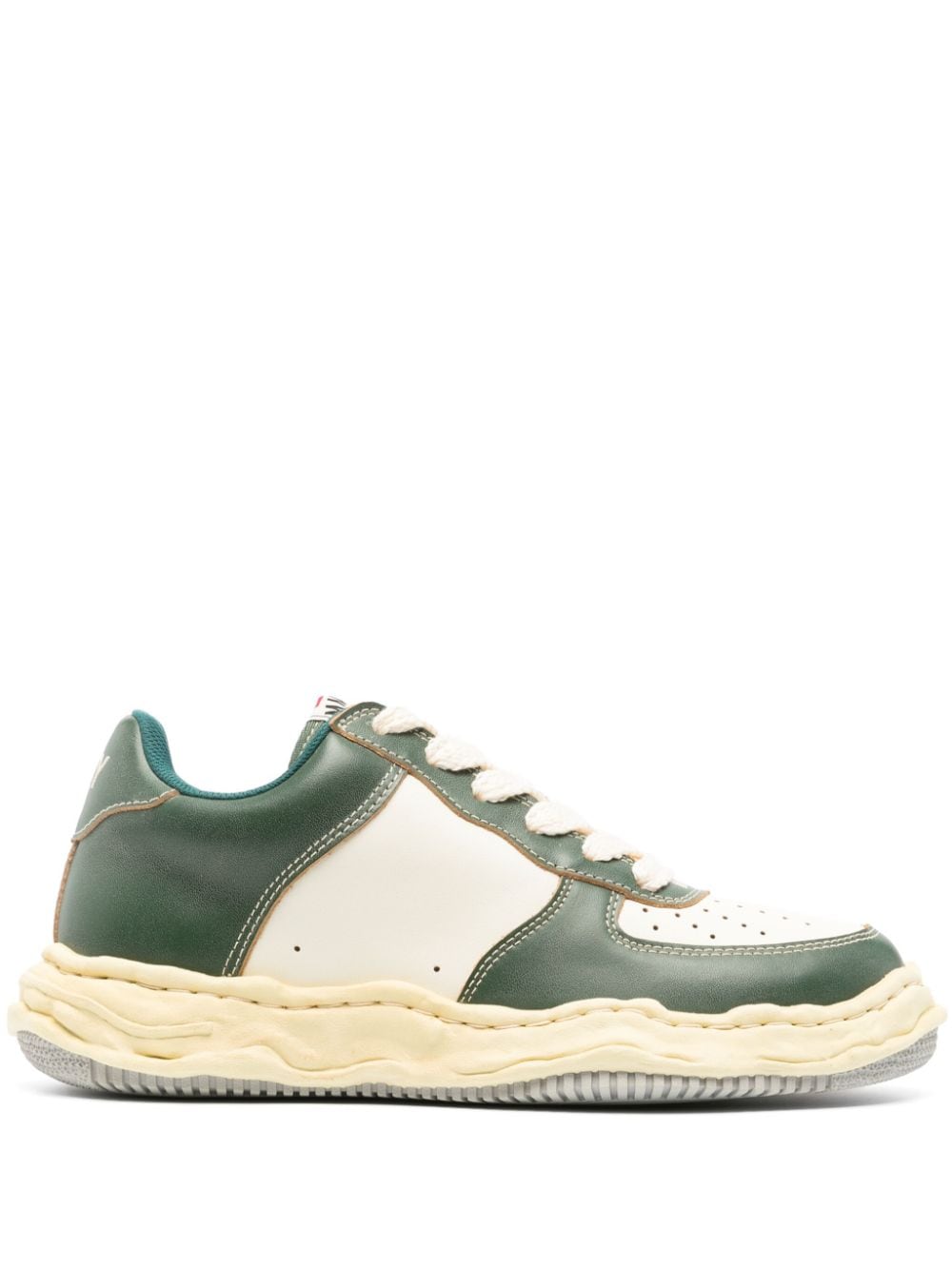 Maison MIHARA YASUHIRO Wayne leren sneakers Beige