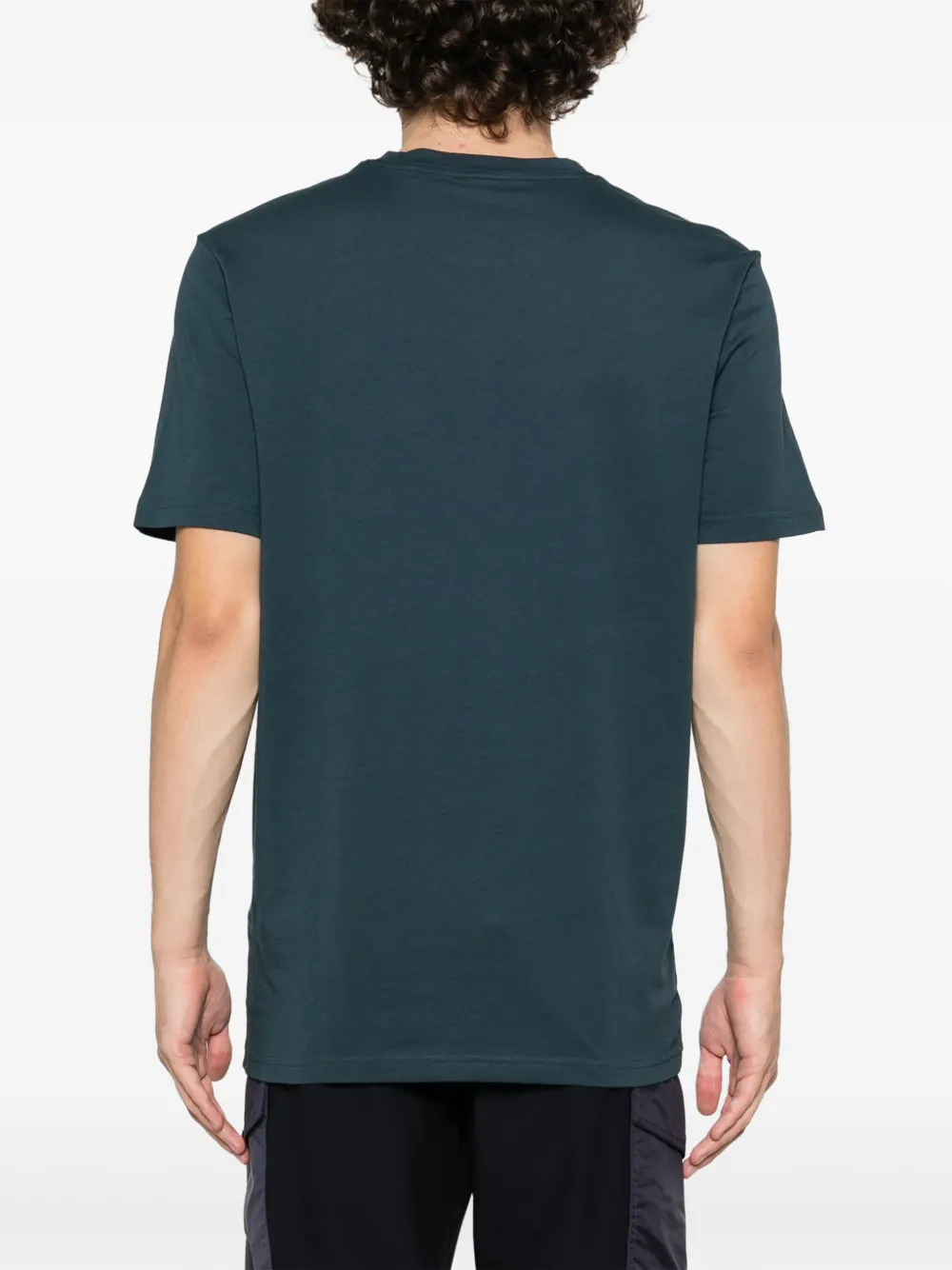 BOSS T-shirt met logoprint Blauw