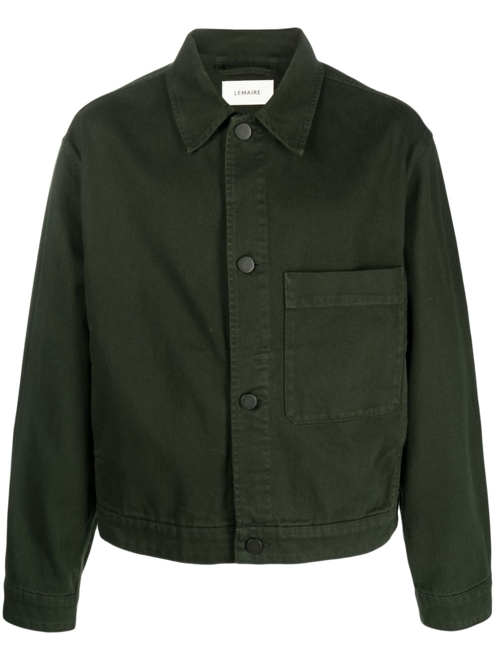 LEMAIRE SPREAD-COLLAR COTTON SHIRT JACKET