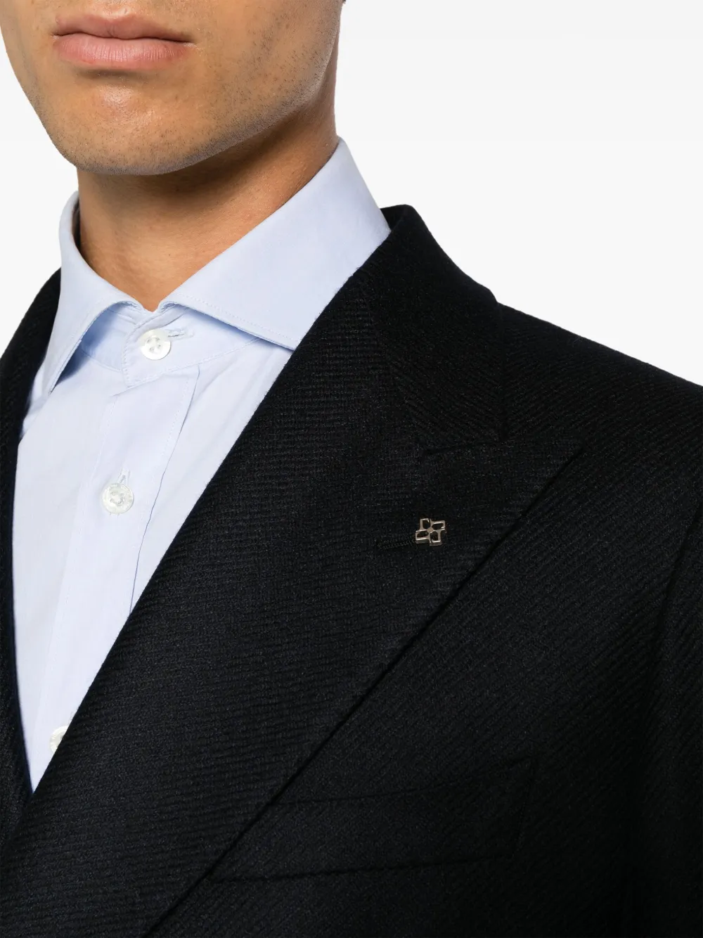 Tagliatore Blazer met dubbele rij knopen Blauw