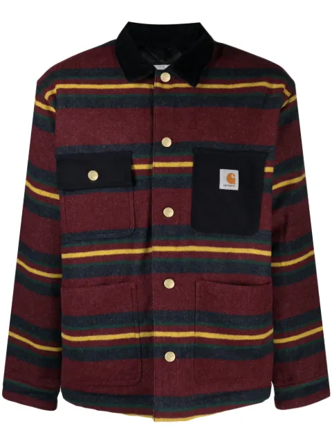 Carhartt WIP Oregon 条纹法兰绒夹克
