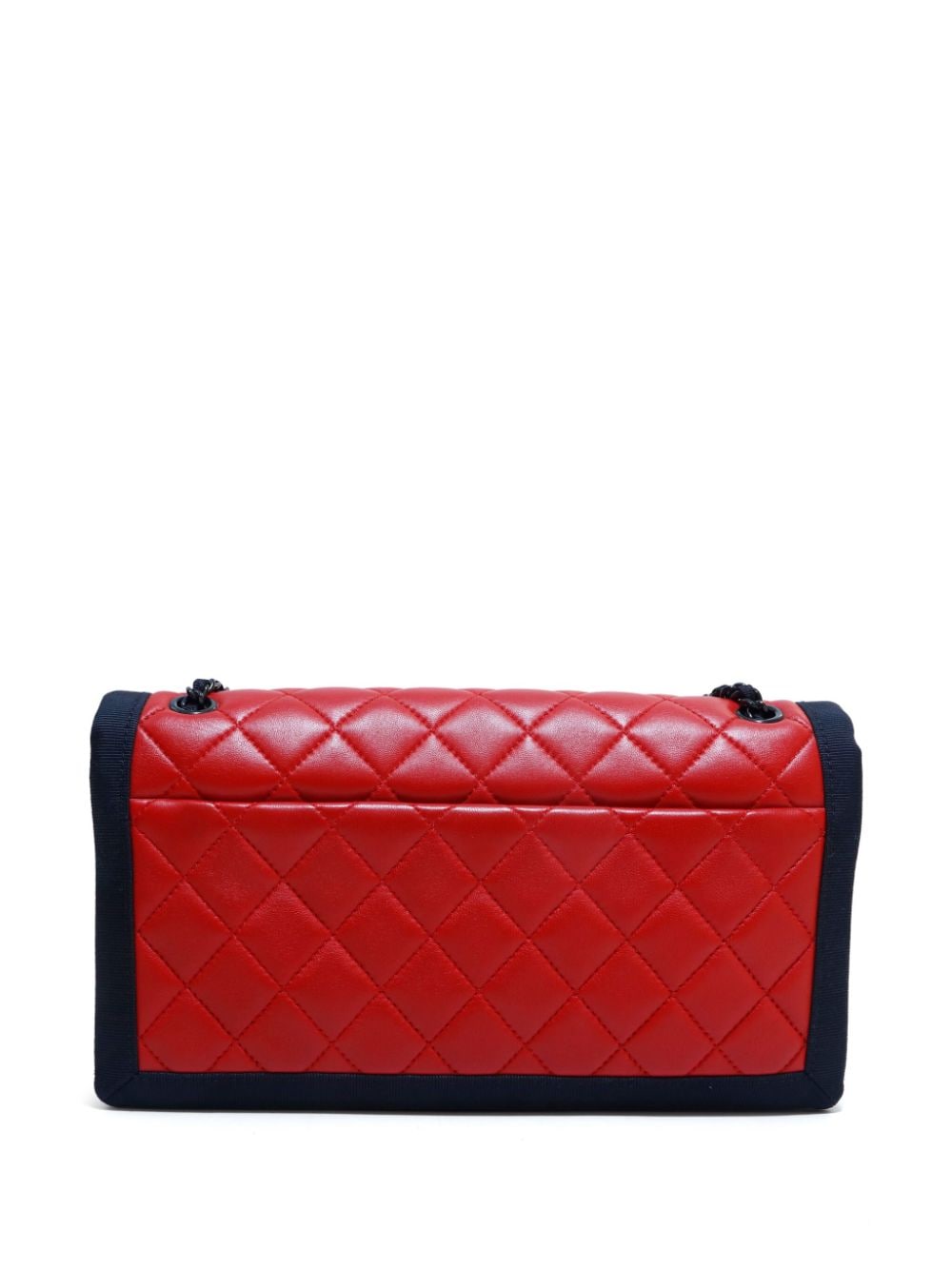 CHANEL Pre-Owned 2015 diamond-quilted Flap shoulder bag - Rood