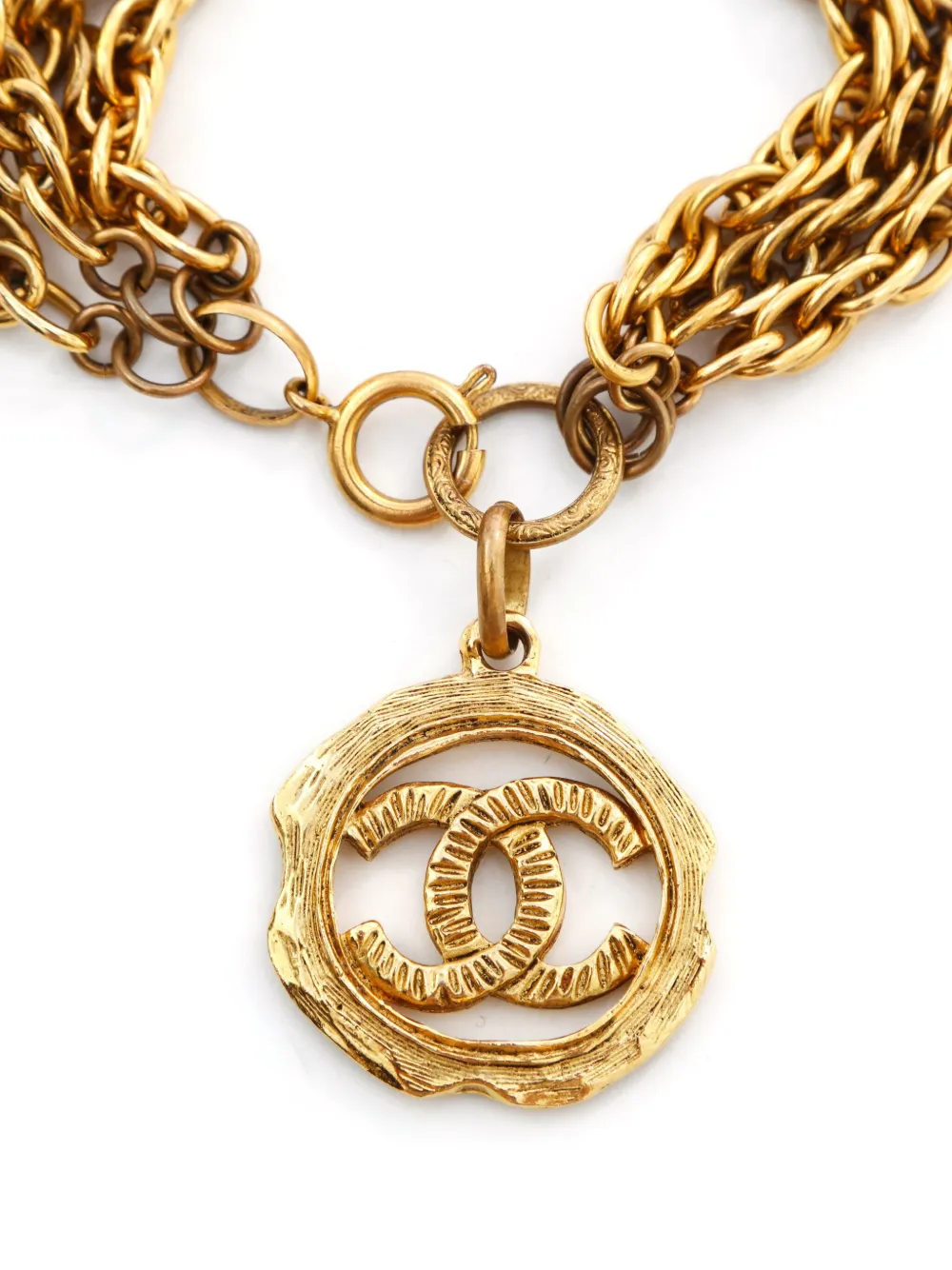 CHANEL PreOwned 1993 CC chainlink Bracelet Farfetch