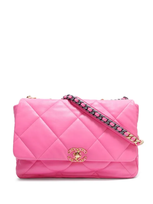 CHANEL Pre-Owned Maxi 19 Shoulder Bag - Farfetch