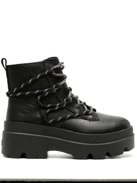 UGG Brisbane lather ankle boots