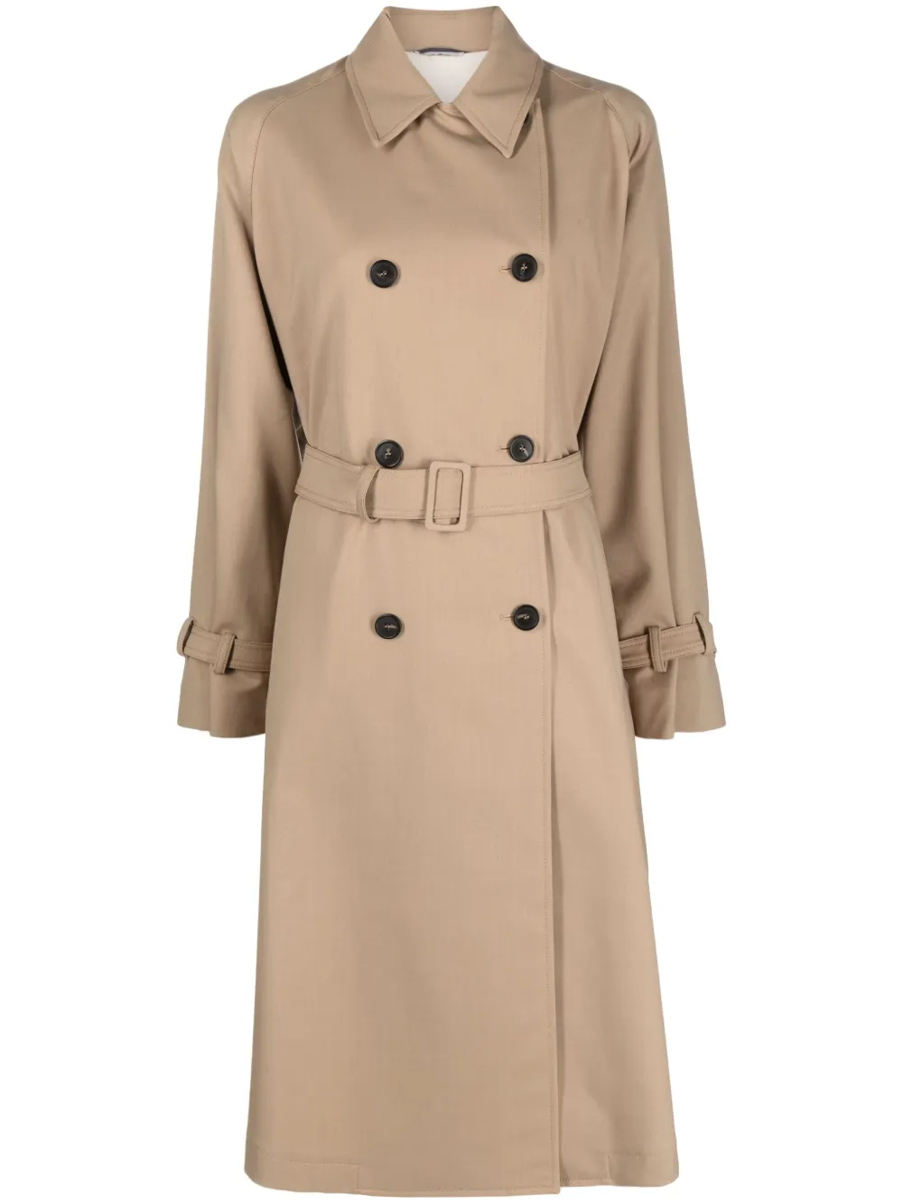 Candida double-breasted trench coat