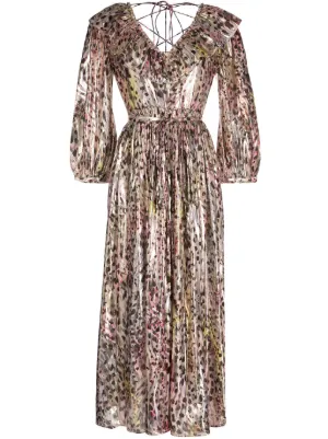 hayley menzies silk dress Rex Silk Dress Ochre Hayley Menzies