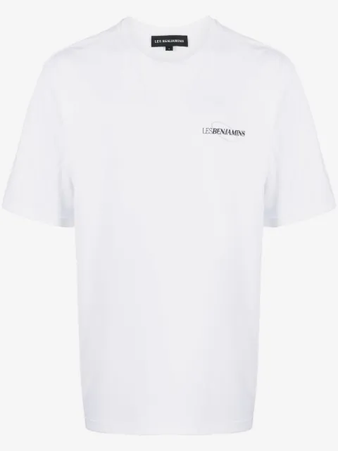 Les Benjamins logo-print cotton T-shirt