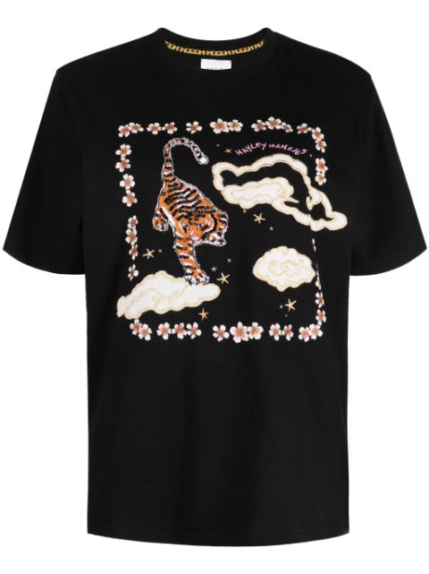 Hayley Menzies graphic-print cotton T-shirt 