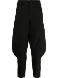 Comme des Garçons Homme Plus panelled wool drop-crotch trousers - Black