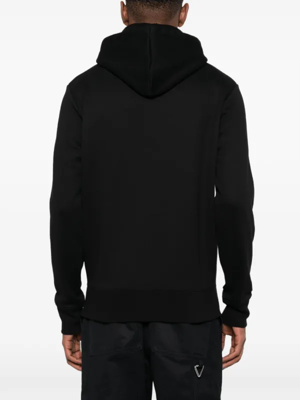 【おすすめアイテム】FRED PERRY Logo Overhead Hoodie Fred Perry logo-embroidered Jersey Hoodie | Black | FARFETCH