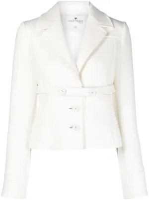 MM6 Maison Margiela ダブルジャケット | ホワイト | FARFETCH JP