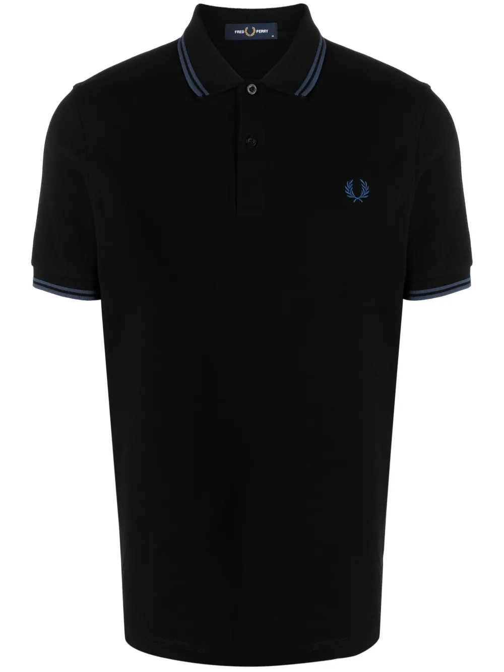 Fred Perry Poloshirt met geborduurd logo Zwart