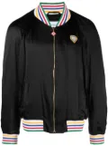 Casablanca Souvenir logo-patch bomber jacket - Black