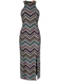 Missoni chevron-print midi dress - Multicolour