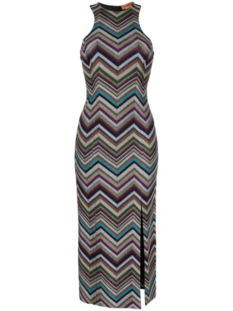 Missoni chevron-print midi dress