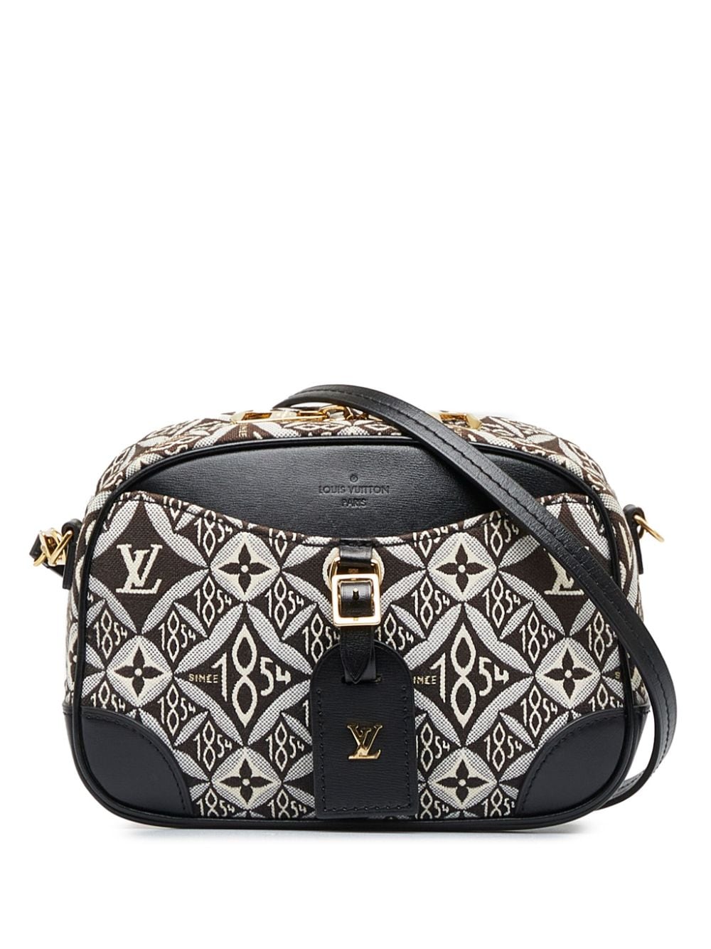 Pre-owned Louis Vuitton 2020  Mini Deauville Shoulder Bag In Black