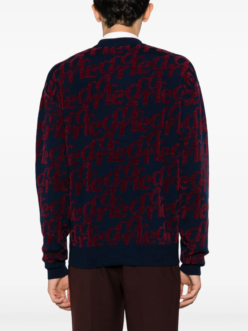 Drôle De Monsieur Gebreide trui Blauw