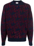 Drôle De Monsieur La Maille Drôle knitted jumper - Blue