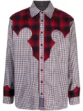 Maison Margiela x Pendleton yoke gingham shirt - Brown