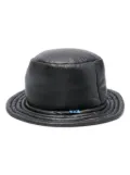 Maison MIHARA YASUHIRO logo-patch padded bucket hat - Black