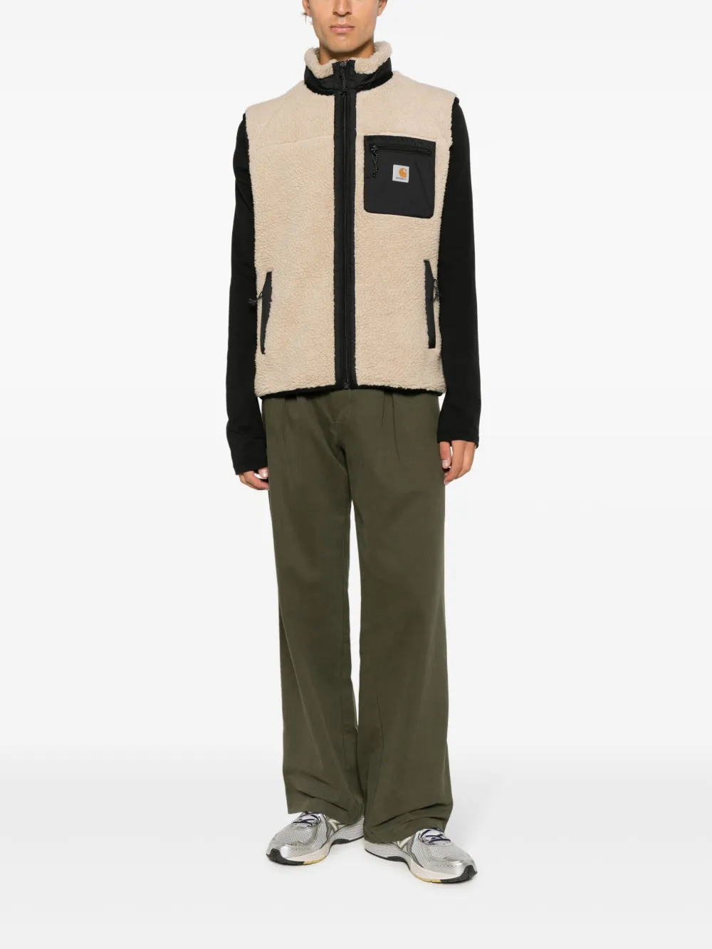 Carhartt WIP Prentis fleece bodywarmer - Beige