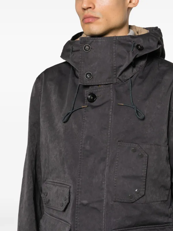 Ten C stand-up Collar Hooded Jacket - Farfetch