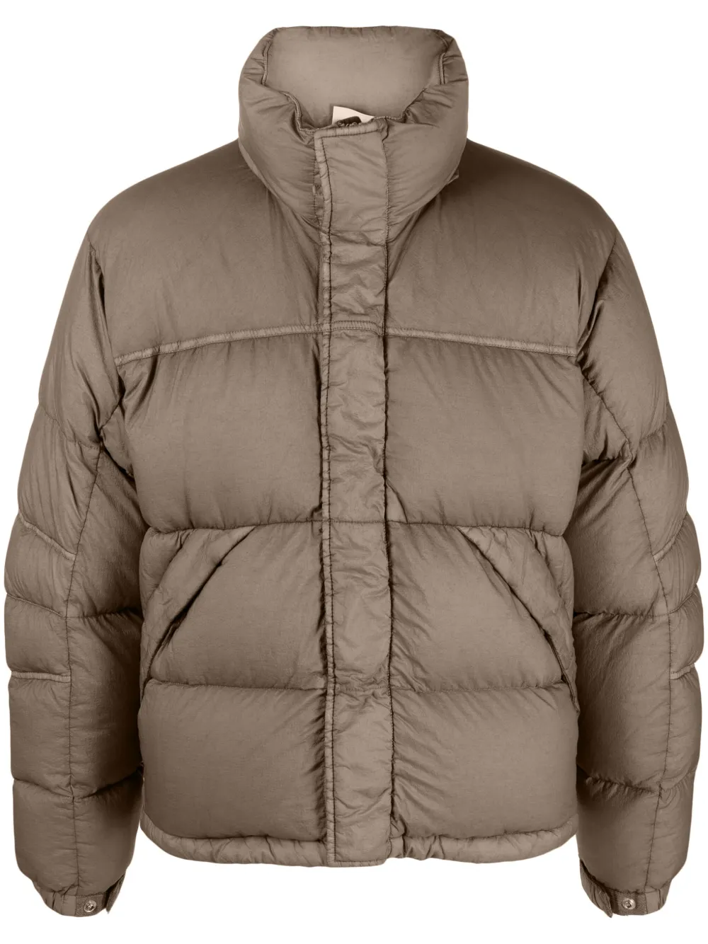 Ten C funnelneck Padded Jacket Farfetch