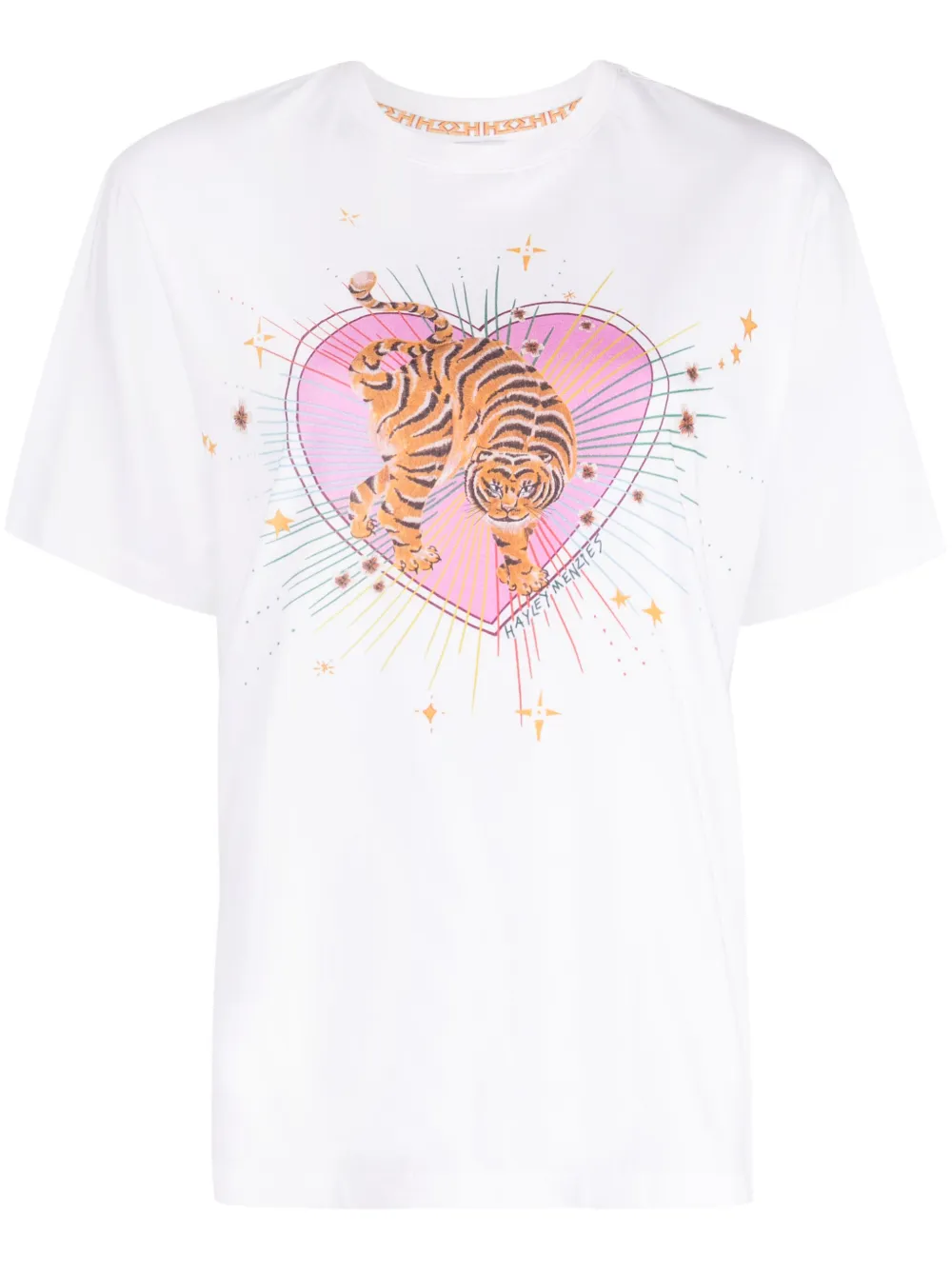 Hayley Menzies graphicprint Cotton Tshirt Farfetch