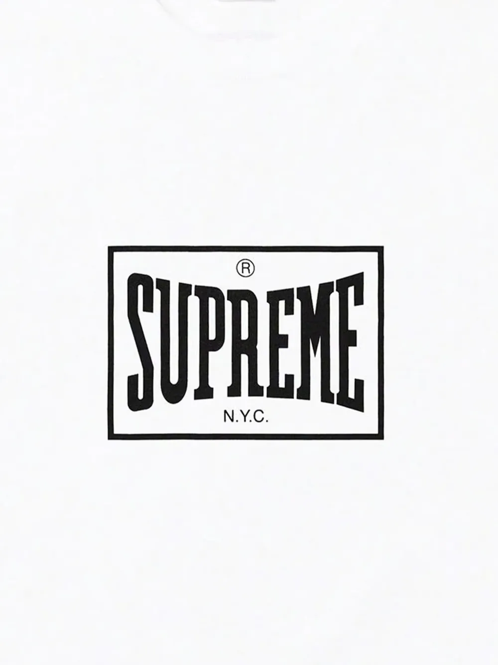 Supreme T-shirt met logo Wit