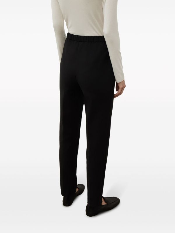 Elasticated waist slim leg 2024 trousers