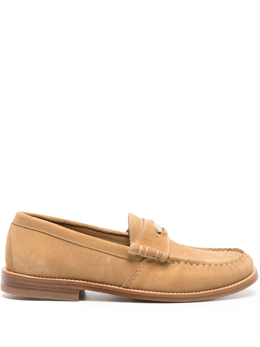 RHUDE PENNY-SLOT SUEDE LOAFERS