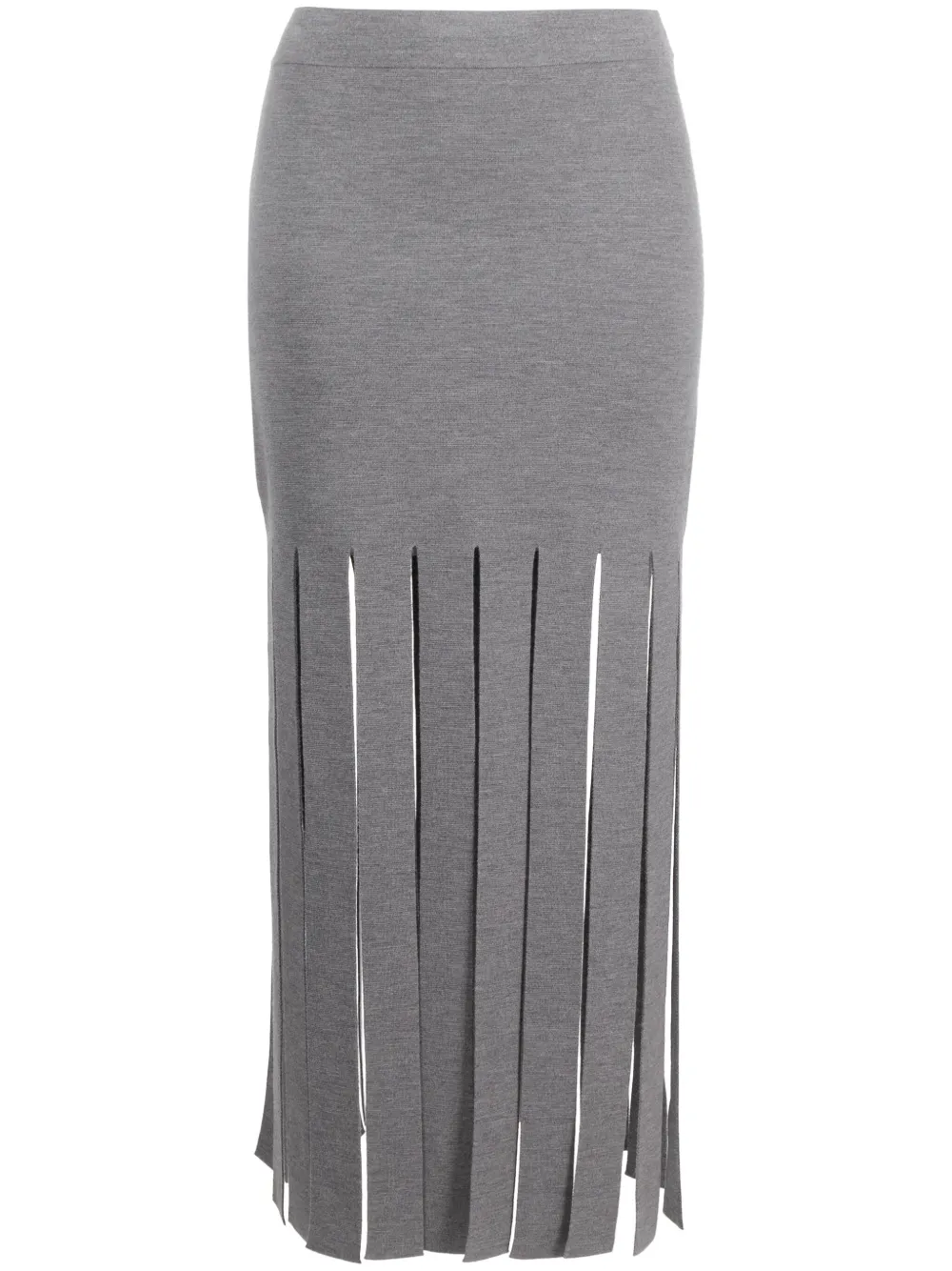 Michael Kors Collection Rok met mélange-effect Grijs