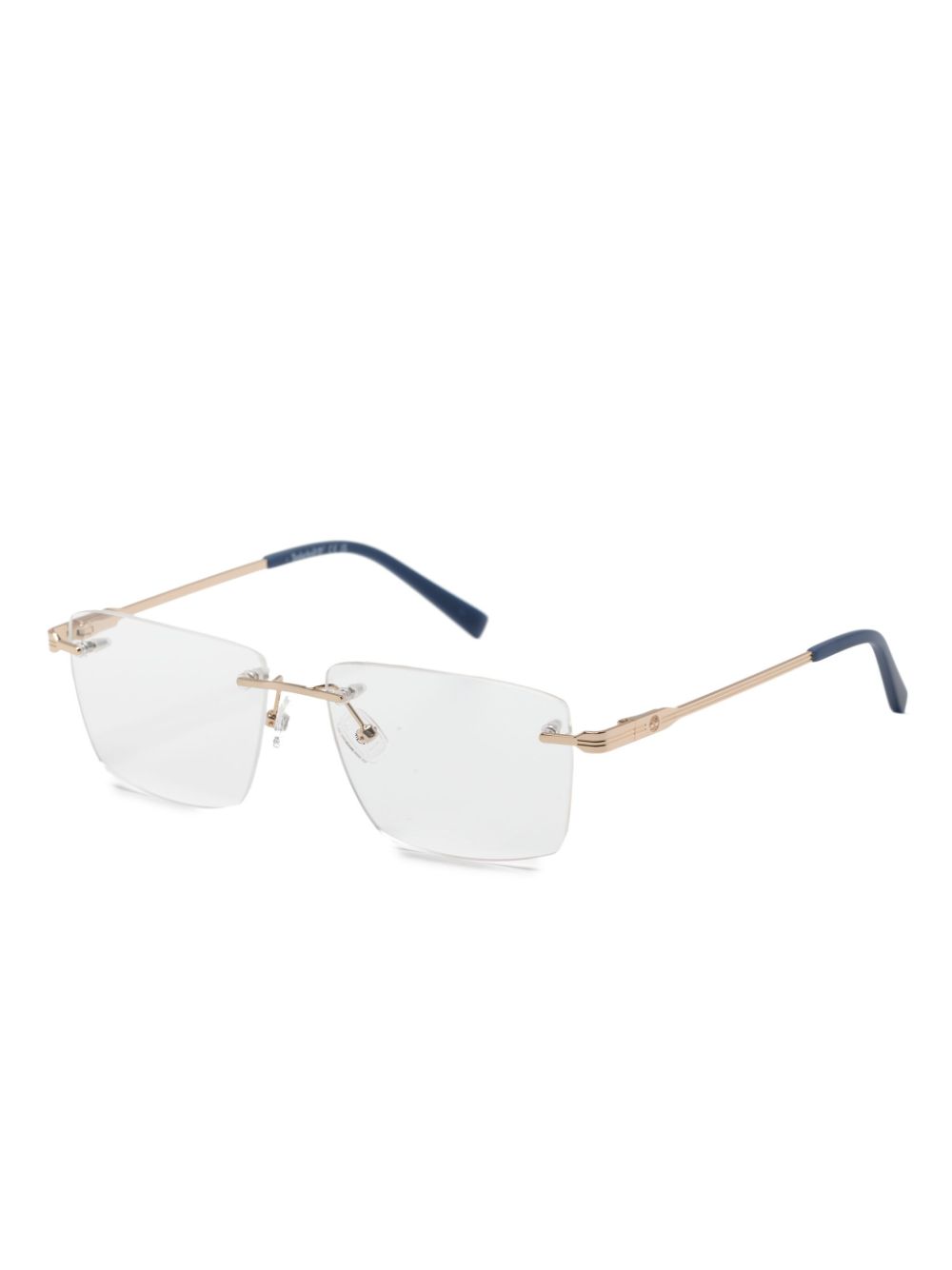 Timberland rectangle-frame rimless glasses - Goud