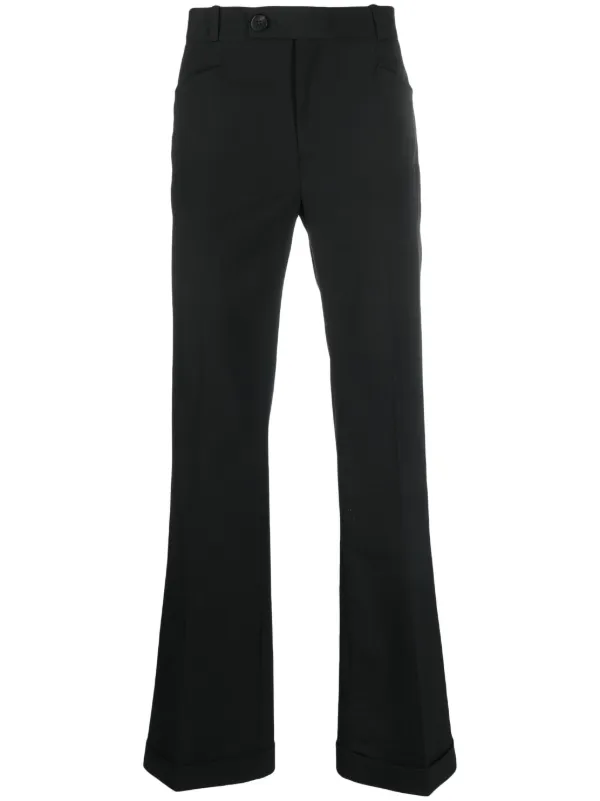 Ernest W. Baker Cuffed Flared Trousers - Farfetch