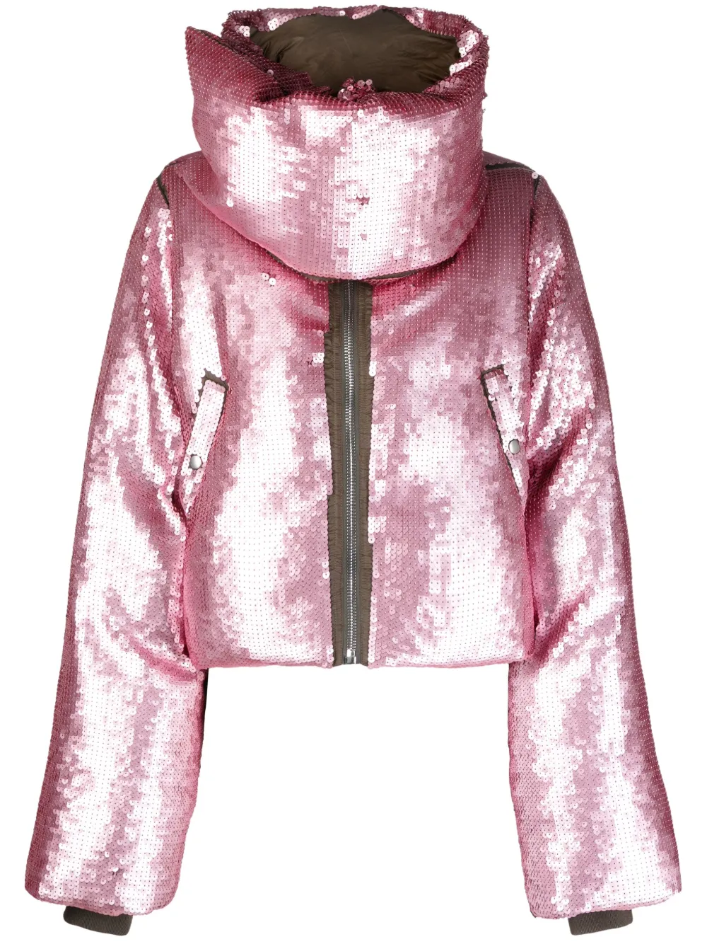 Rick Owens sequin-embellished Wool Puffer Jacket - Farfetch