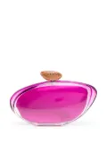Benedetta Bruzziches Ariel clasp-fastening clutch bag - Purple