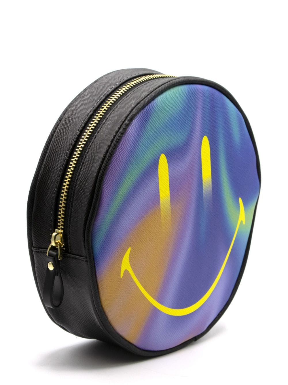 Image 2 of Seletti smile-face print circular-design wallet