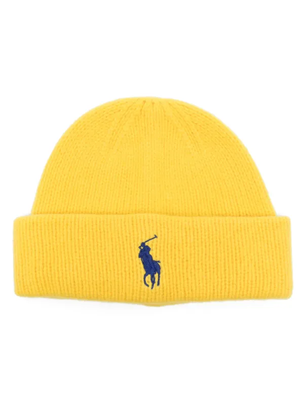 Yellow polo sale beanie