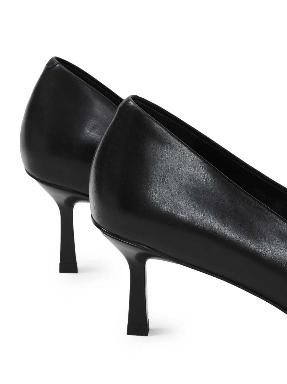 Shop 12 Storeez 65mm Leather Pumps In Black