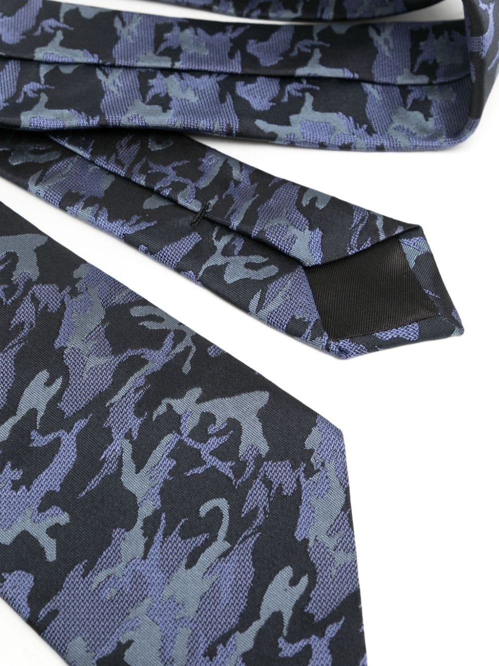 Givenchy Stropdas met camouflageprint - Paars