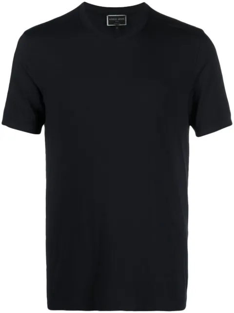 Giorgio Armani playera con cuello en V