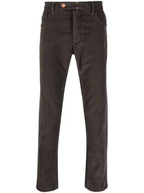 Incotex slim-cut corduroy chinos