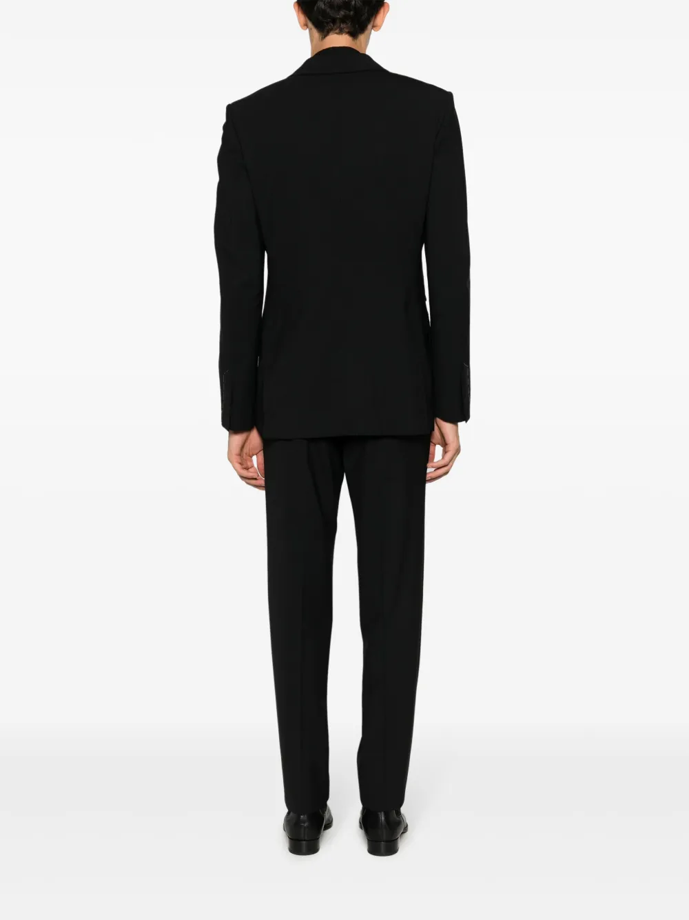 Tom Ford Wool Single-breasted Suit In Black