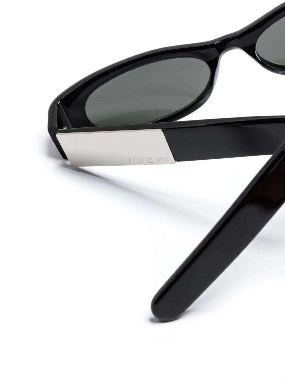 Shop Gucci Cat Eye-frame Sunglasses In Black